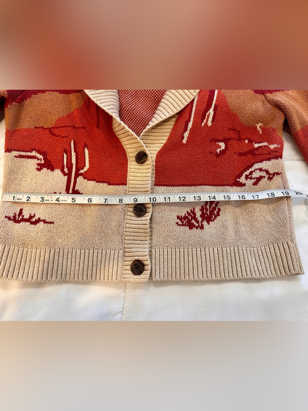 Pendleton Western Scenic Cotton Cardigan - Picture 10 of 11